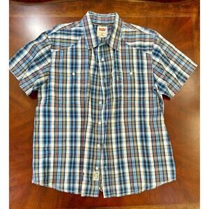 Levis Plaid Shirt XXL